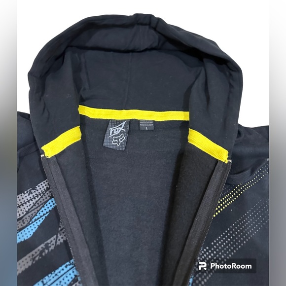 Fox racing black hoodie size L NWT - Picture 2 of 3